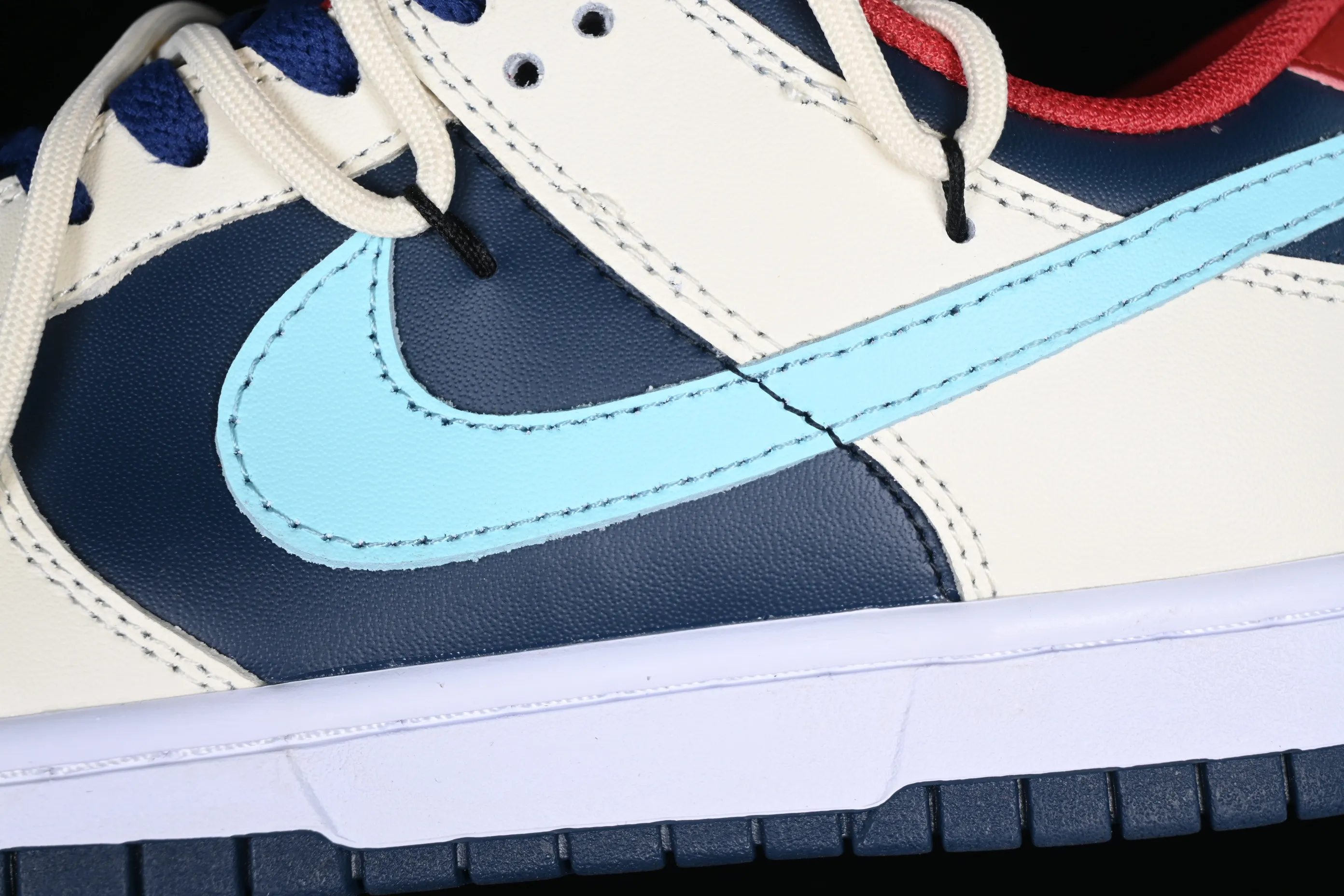 All categories Nk SB Dunk series Nk SB Dunk Low low-top sneakers Nk Dunk Low Retro customized version of deconstructed strappy low-top casual sneakers DD1503-602
